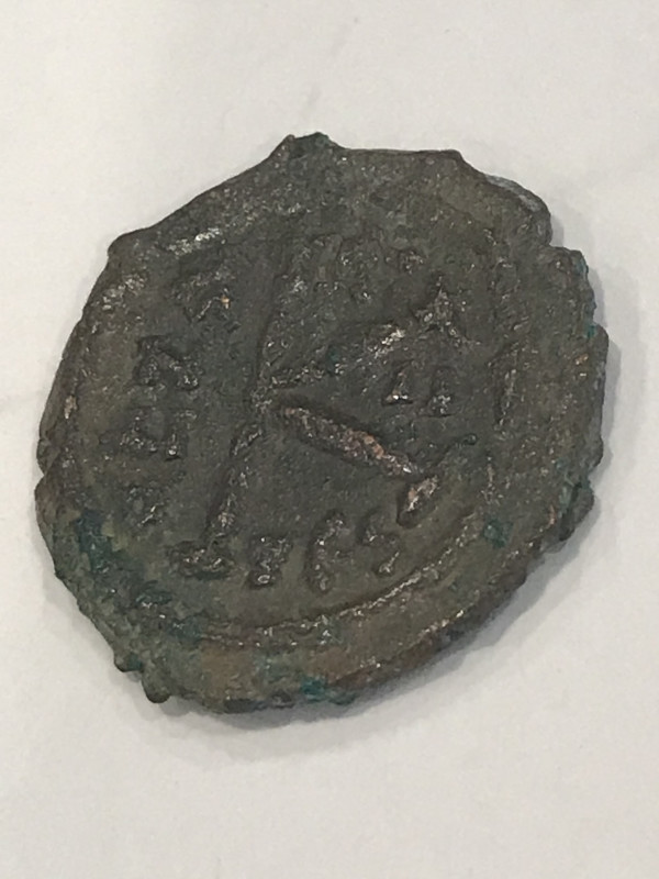 Byzantine Bronze Half Follis  (Justinian I)