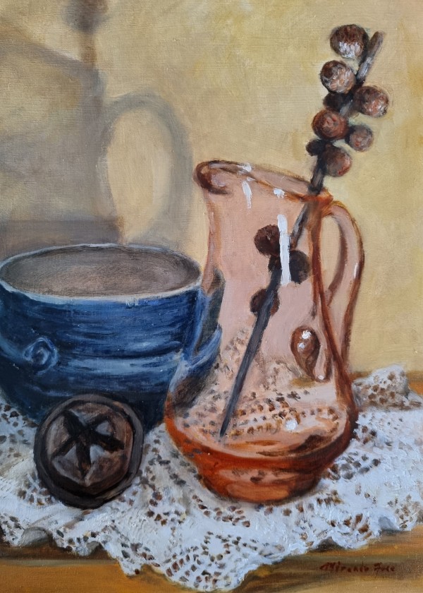 Cher's Bowl with Glass Jug by Miranda Free