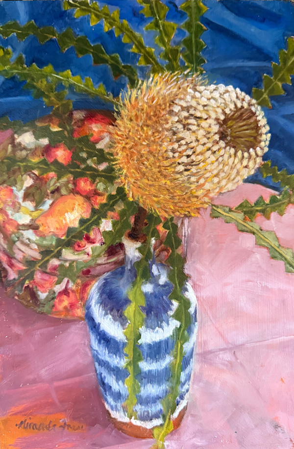 Coastal Banksia and Biscuit Tin by Miranda Free, Image 1.