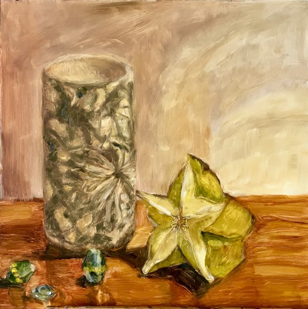 Starfruit and Vase by Miranda Free