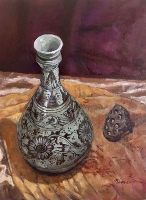 Kalong Ware  (Thai Vase) by Miranda Free