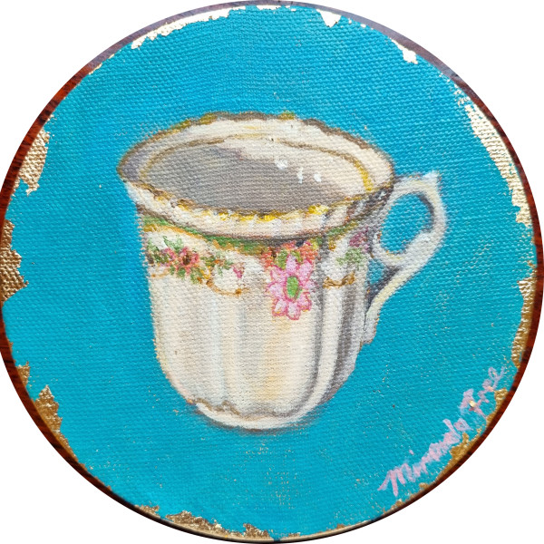 Tiny Teacup 1 by Miranda Free