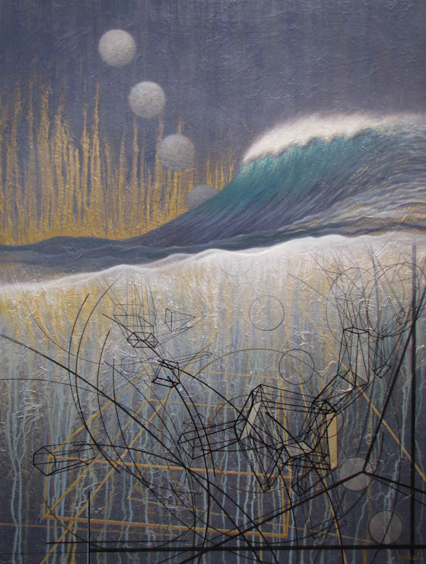 #244 under the wave 19. by Robert Bickel