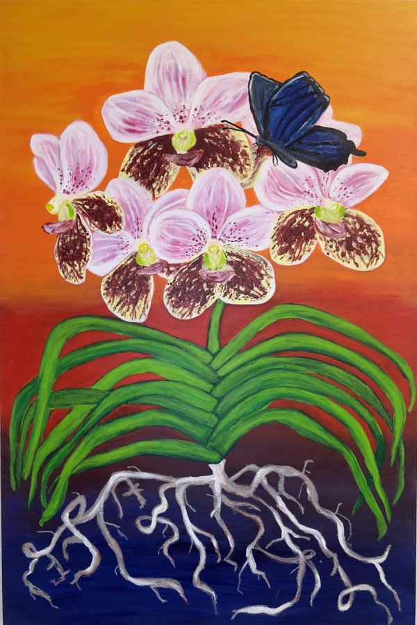 Strong Roots, Big Blooms by Heidi Grace Acuña