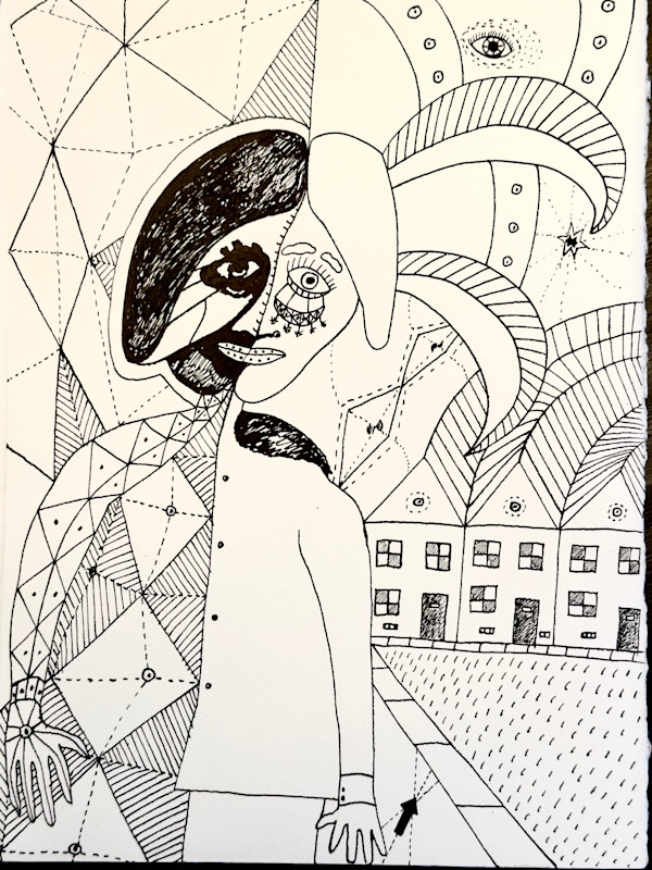 Automatic Drawing 1981-04 by George Brandt