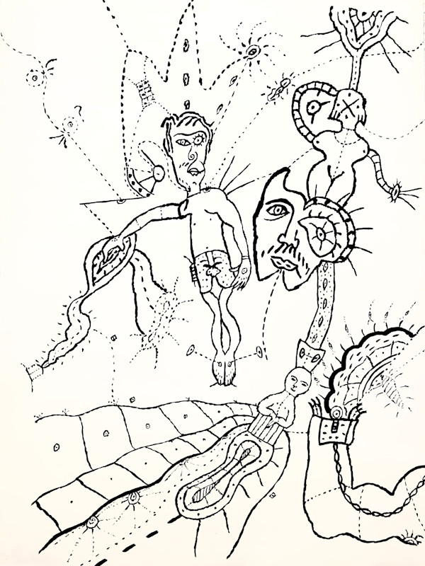 Automatic Drawing 1981-06 by George Brandt