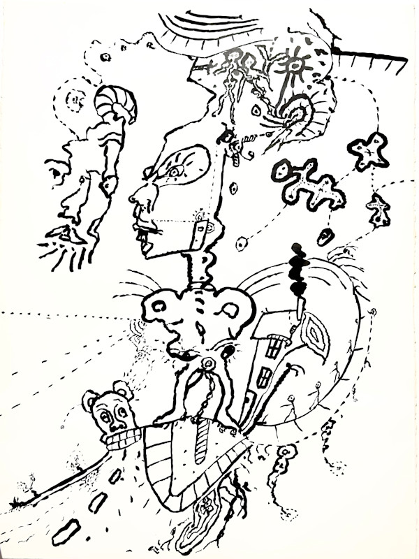 Automatic Drawing 1981-12 by George Brandt