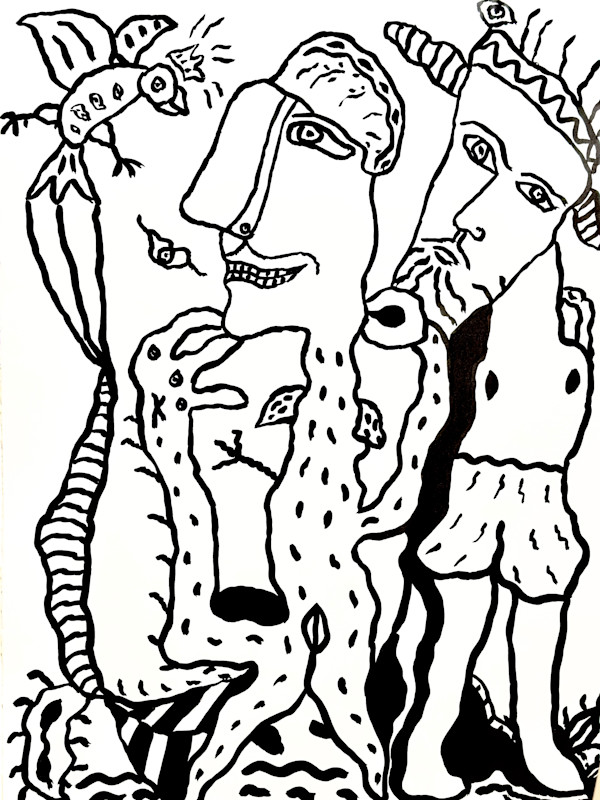 Automatic Drawing 1981-16 by George Brandt