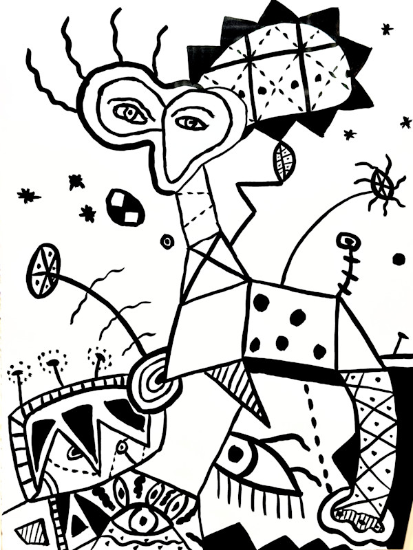 Automatic_Drawing_1981-18 by George Brandt