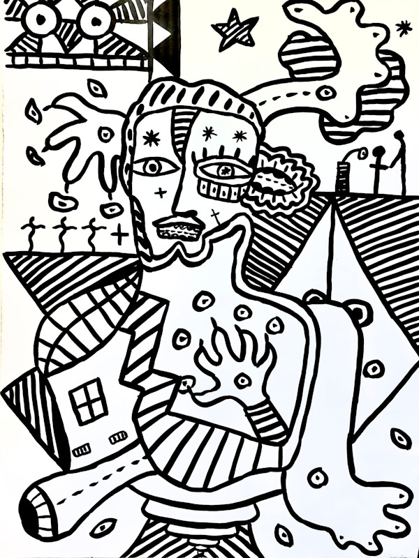 Automatic Drawing 1981-36 by George Brandt