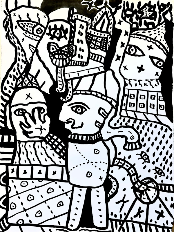 Automatic Drawing 1981-37 by George Brandt