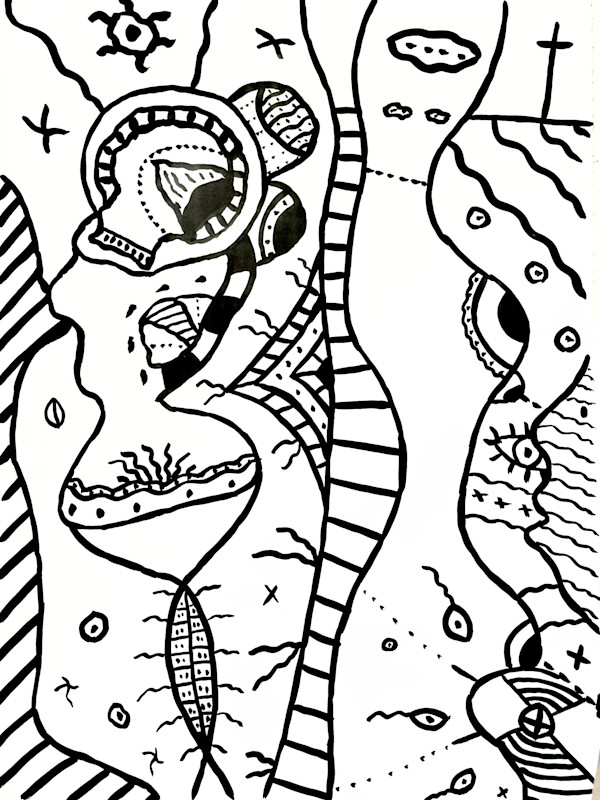 Automatic_Drawing_1981-39 by George Brandt