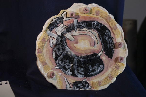 Plate '(May you be) free from difficult emotions' B. 447 by Kevin Marshall