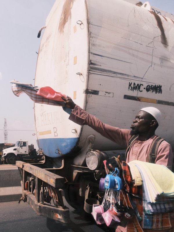 Lagos traffic I by Layomi Akinrinade
