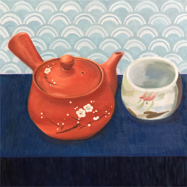 Ariko's Teapot & Teacup by Gina Ariko