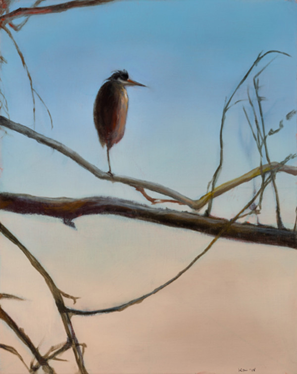"Heron in a Tree," Greeting Card, 6 copies by Kathy Roseth