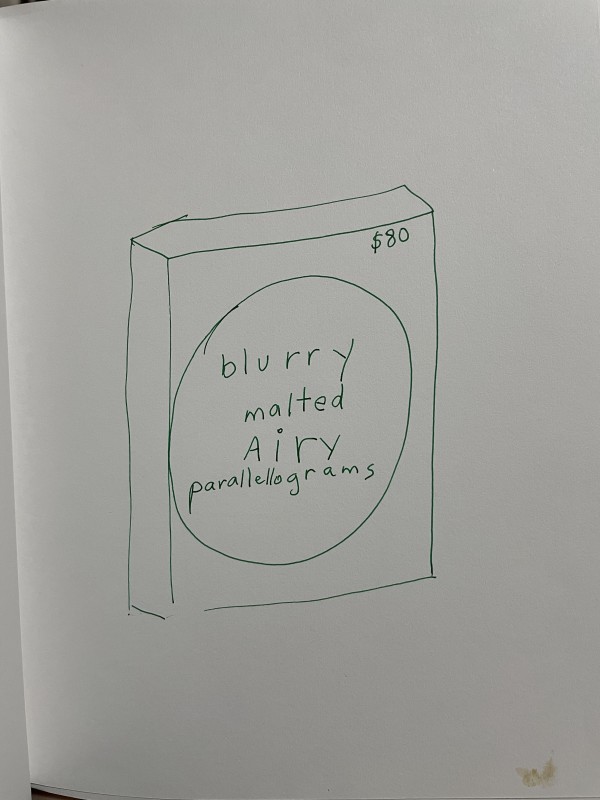 Blurry Malted Airy Parallelograms by Saundra Fleming