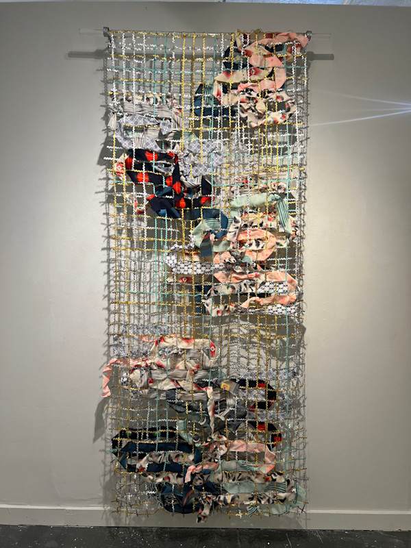 Camouflage Net Project, Net 4 by Tara Tamaribuchi