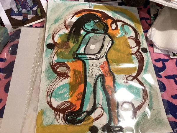 Self portrait by Saundra Fleming