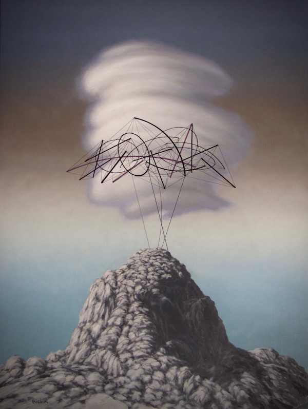 #276 sculpture on mountain top by Robert Bickel