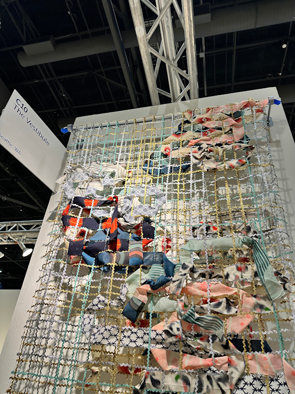 Camouflage Net Project, Net 4 by Tara Tamaribuchi, Image 1.
