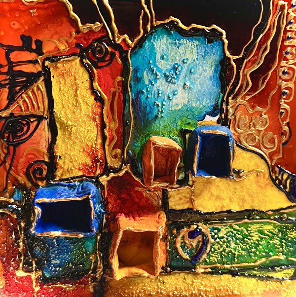 Pierced Boundaries 6 by Sanjida Mity
