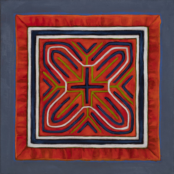 Hmong Reverse Applique - Red by Kathy Roseth