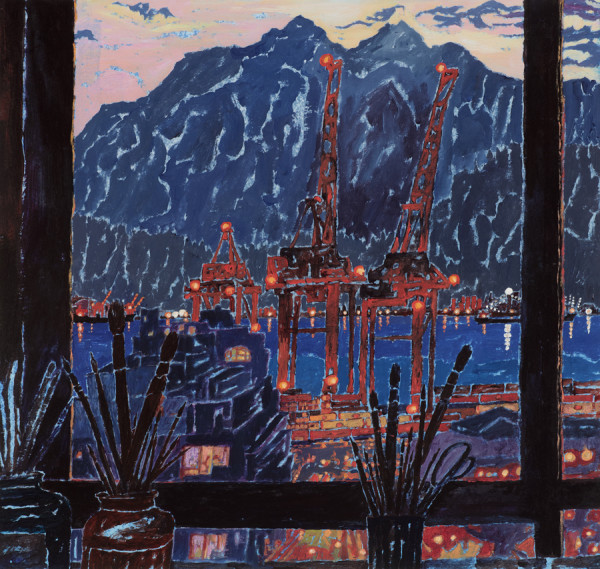 Nocturne - View from Strathcona Apartment III by David Haughton