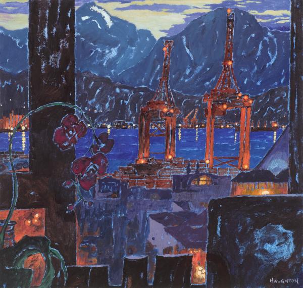 Nocturne - View from Strathcona Apartment I by David Haughton