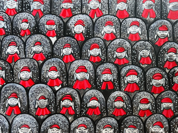 Jizo Crossing by Marie Okuma Johnston