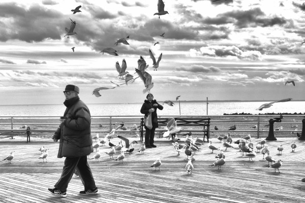 Coney Island Winter by Sandra Jetton