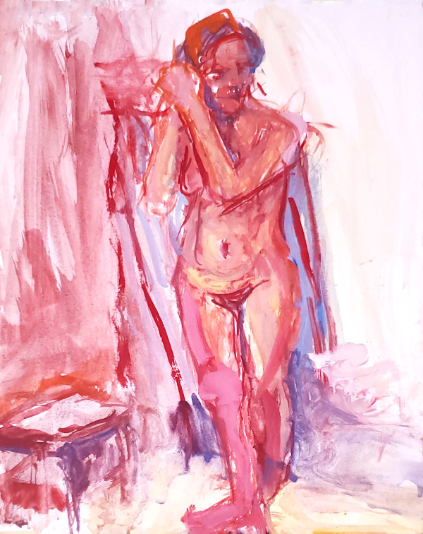 Standing Nude by Carol Adelman