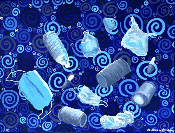 UZUMAKI- great pacific garbage patch by Marie Okuma Johnston