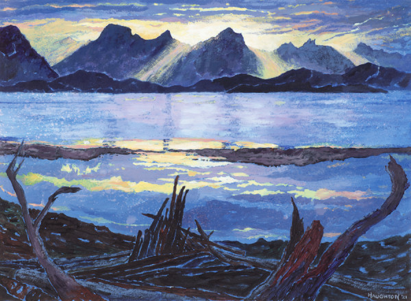 View from Rebecca Spit XX (tidal pool) by David Haughton
