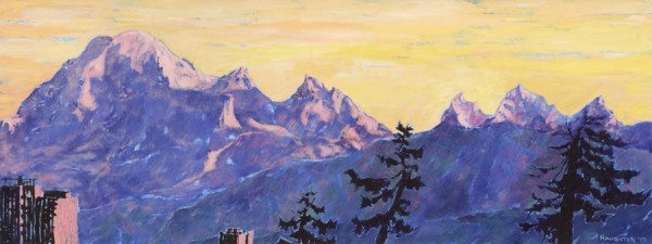 View from the Balcony XII (Sunset) by David Haughton