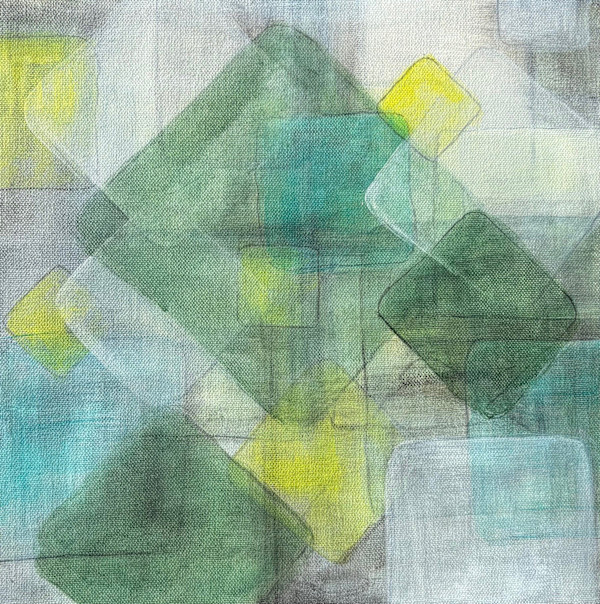 Green Squares by A-M Petersons