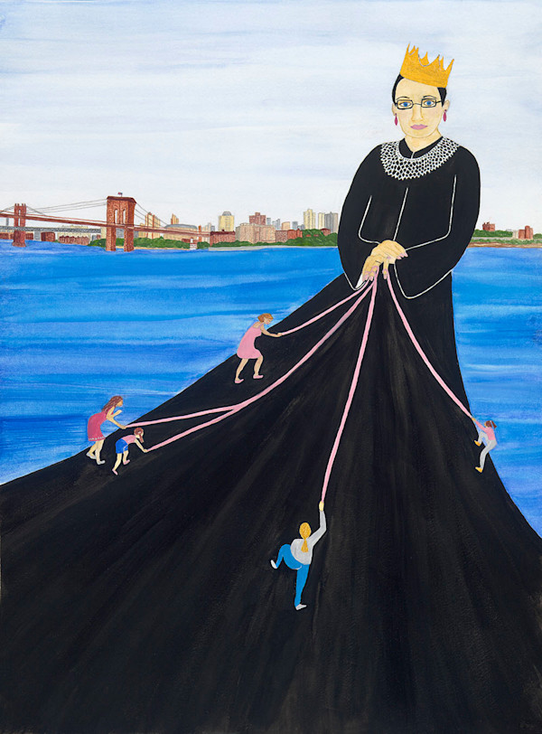 Notorious RBG (Ruth Bader Ginsberg) by Li Turner