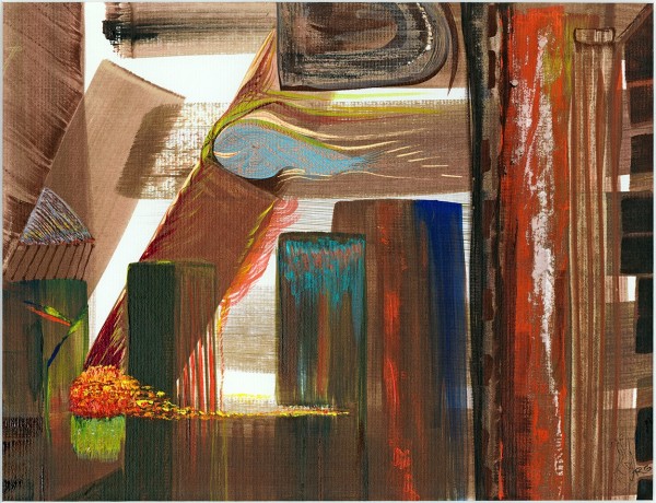 Birds in an Alpha City Scape by Rajaa Gharbi