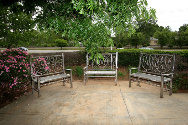 Screen, Benches & Chair by Harold Rittenberry