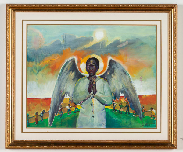 Giving Thanks (originally part of the collection at New Horizons Neighborhood Senior Center) by Charly Palmer