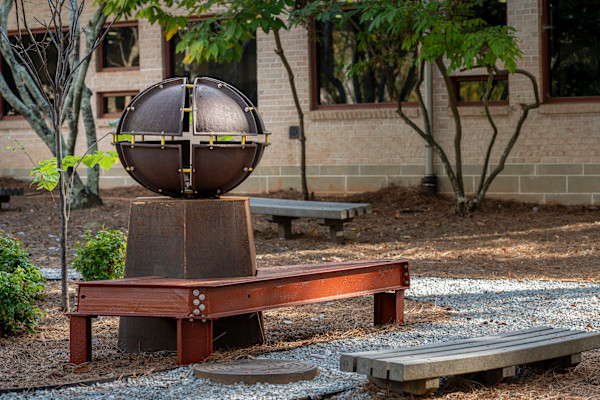 Ovum and Bridge Bench by Allen Peterson