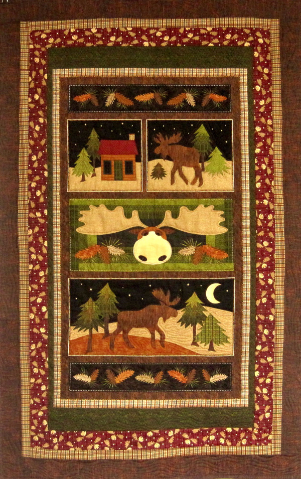 Montana Moose- a panel piece