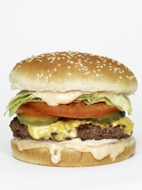 Oinkster Cheeseburger by Jeff Vespa