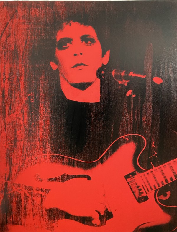"Walk on the Wild Side" Lou Reed "Transformer", King's Court, London 1972 by Russell  Young Mick Rock