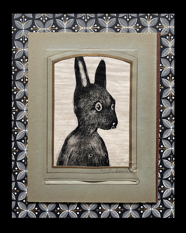 Vintage Rabbit 7 by Dawn Endean