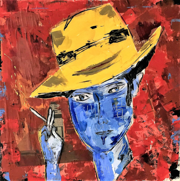 Man in Yellow Hat
