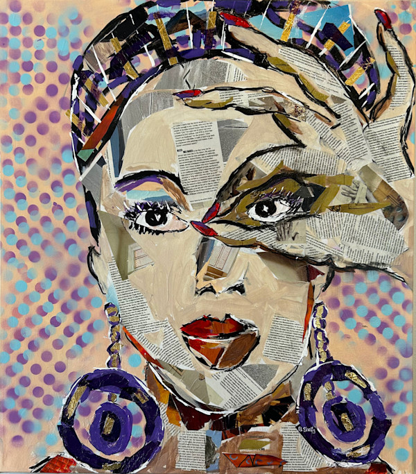 Girl With Earrings by Barbara Shelly