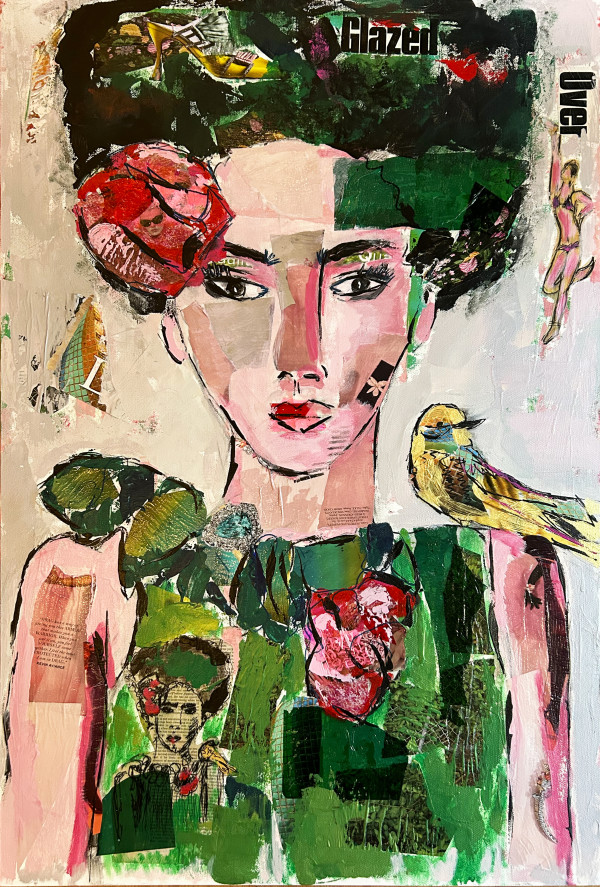 Girl With a Bird by Barbara Shelly