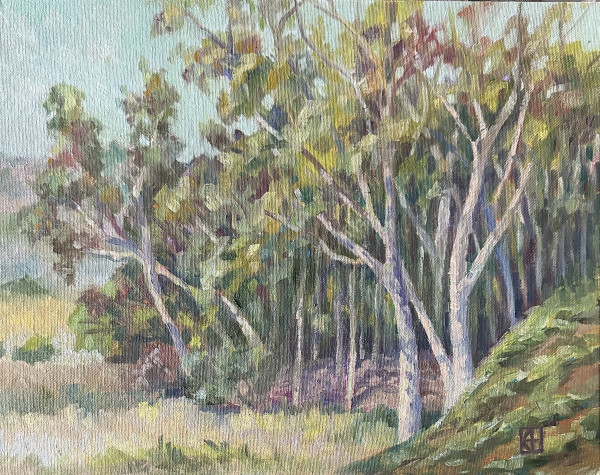 Eucalyptus Grove at Batiquitos Lagoon by Karen Haub