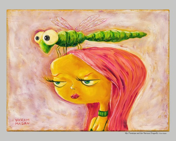 Ms. Penelope and Her Nervous Dragonfly by Vikram Madan